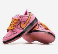Жіночі Кросівки Nike SB Dunk Low x Powerpuff Girls Pink Orange