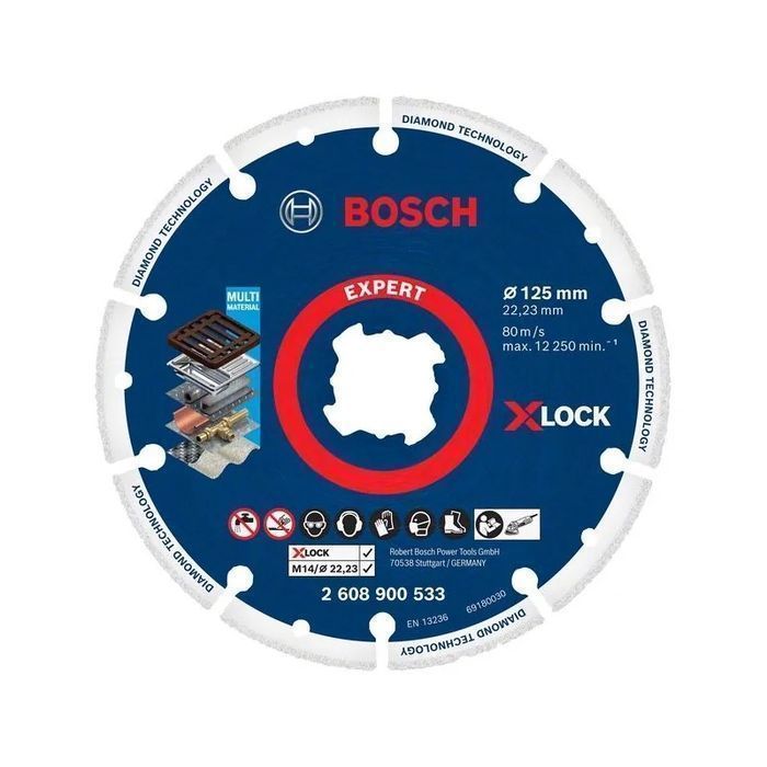 Tarcza Do Metalu Diamentowa X-Lock 125Mm Bosch