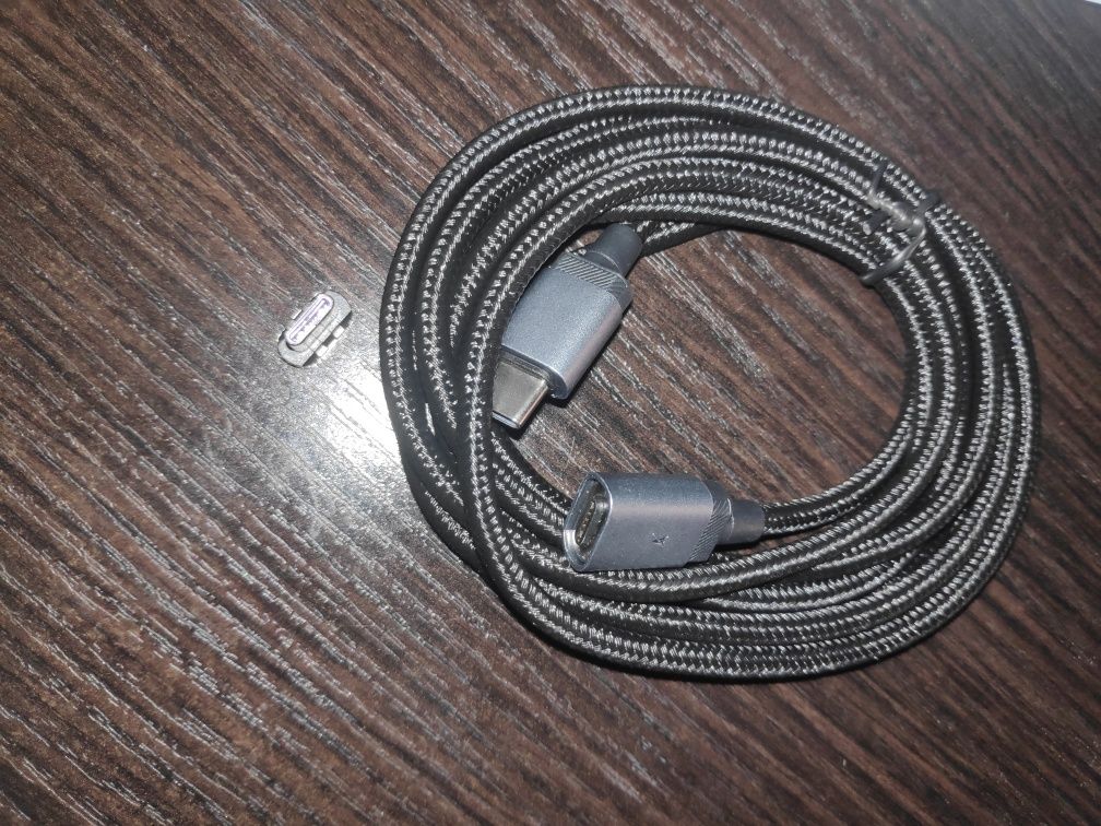 Kabel magnetyczny USB c 65w 2m lub 1m wraz z końcówką