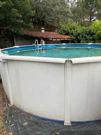 Vendo piscina usada 3,60mt redonda