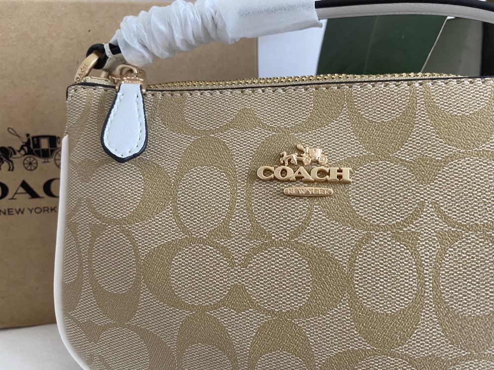 Сумка coach nolita 19, мини сумочка на лето, новая
