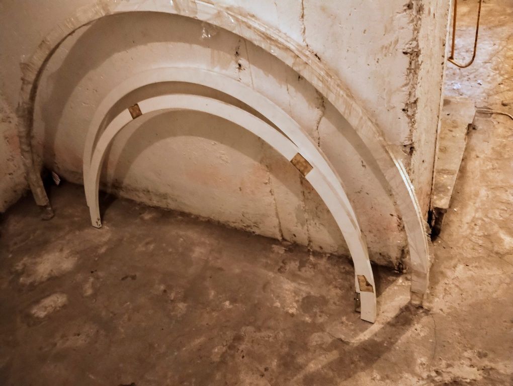 Okręgi aluminiowe do dekoracji.