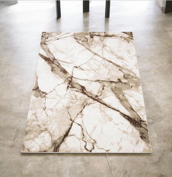 Nowy dywan do pokoju Marmur 80x150