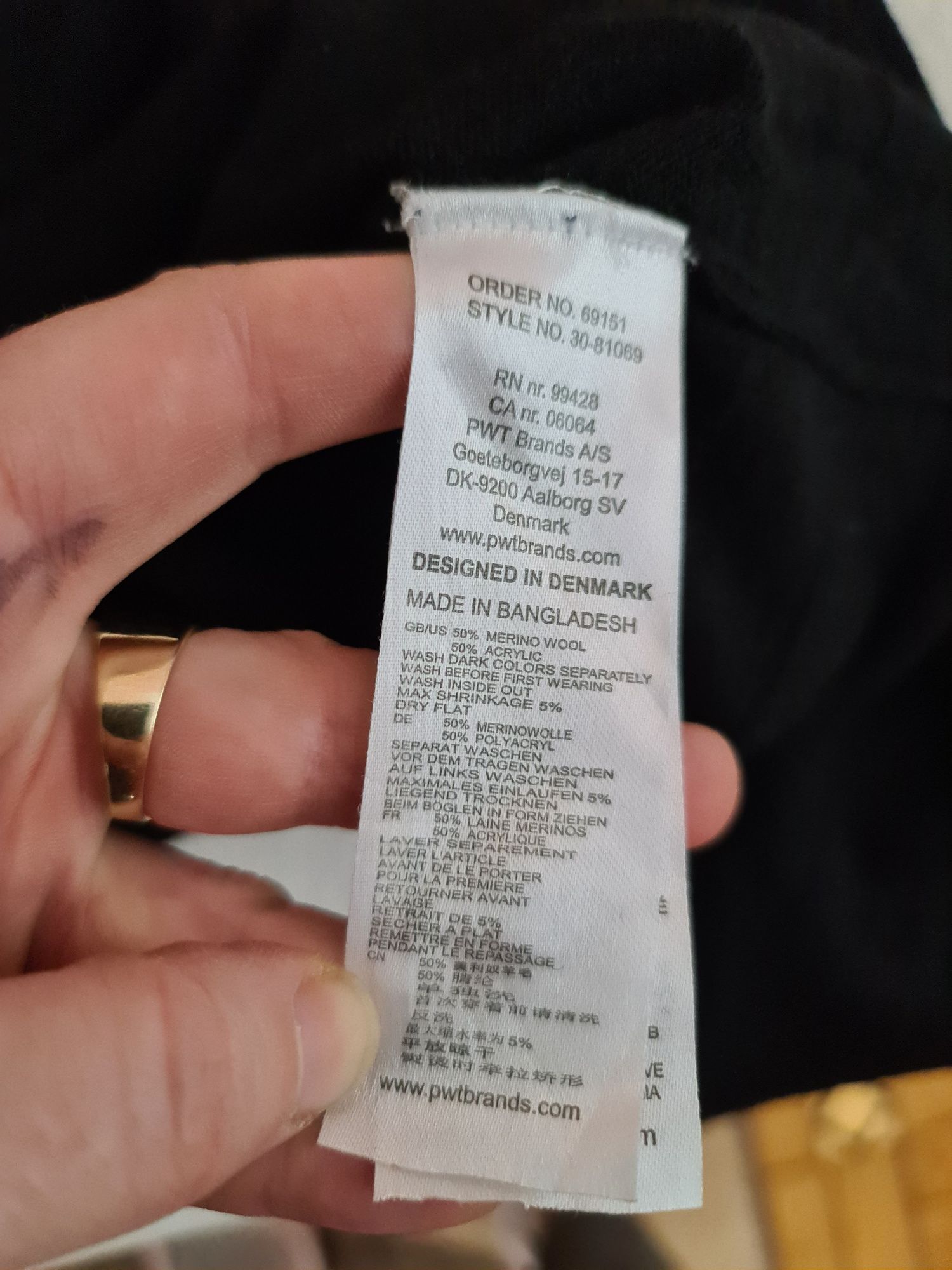 Sweter meski wełniany wełna i LINDBERGH rozm. M Merino wool