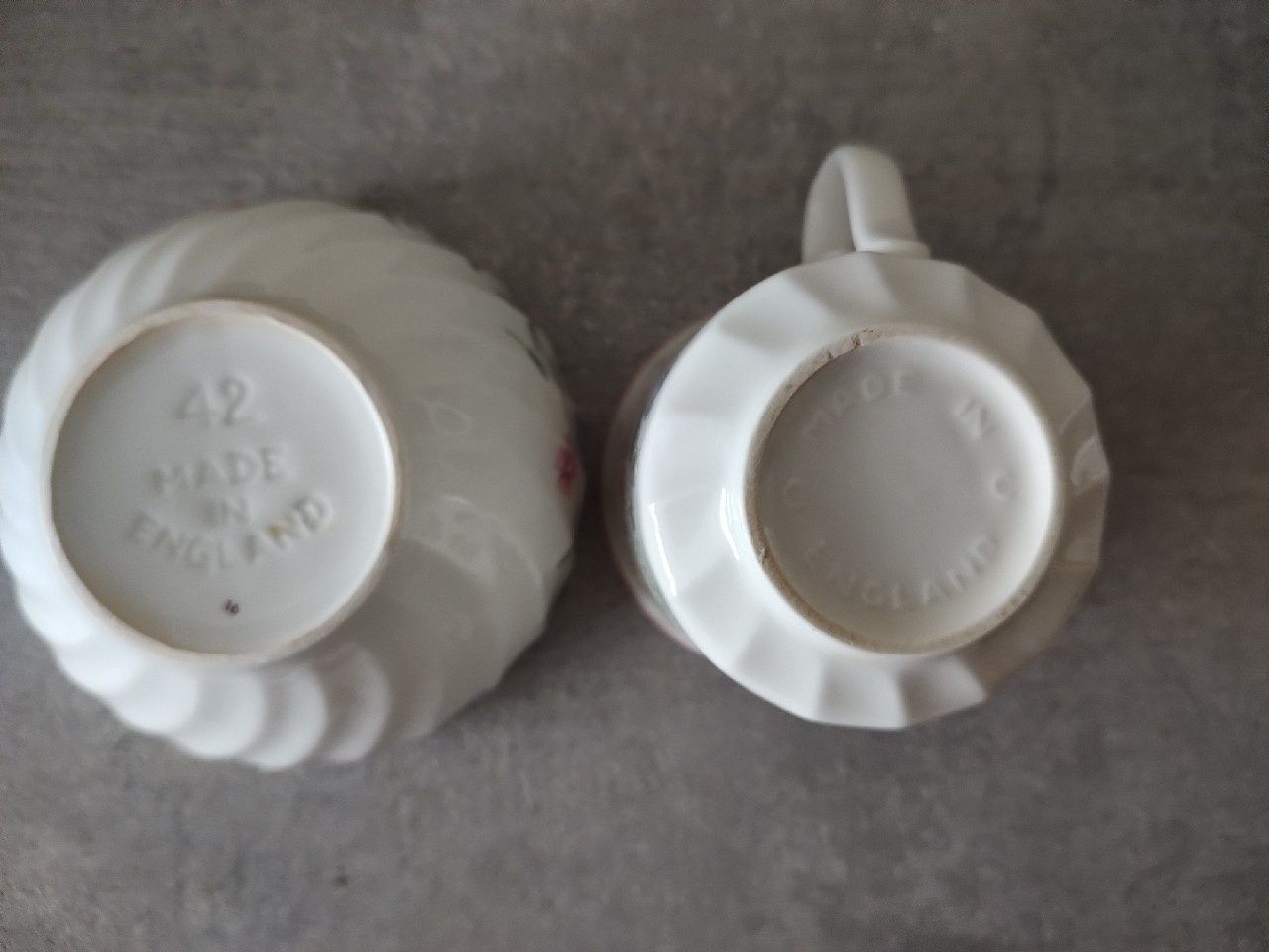Filiżanka i miska porcelana Churchill