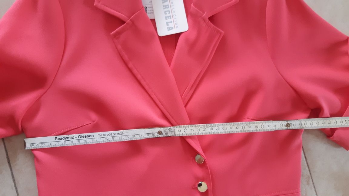 Nowa sukienka elegancka tunika koralowa 38 Marcela