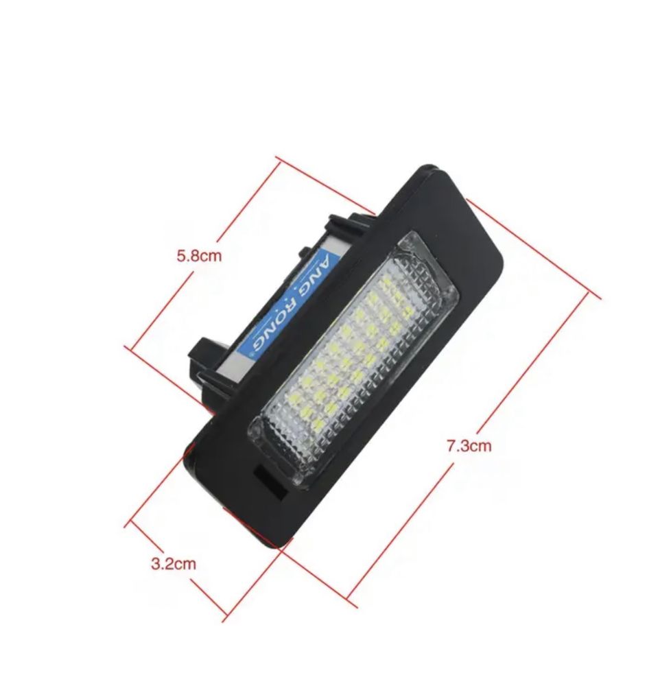 LED подсветка номера БМВ BMW e90 e39 e60 F10 F30 X1 X3 X5 X6