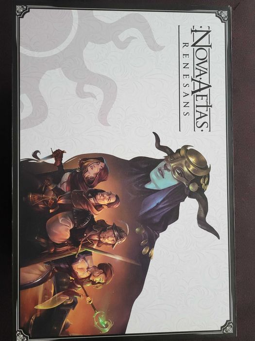 Gra planszowa Nova Aetas PL + Black Rose Wars: Mistrz + koszulki