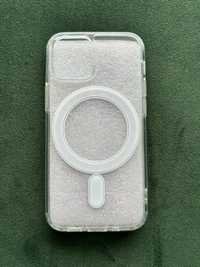 Capa de silicone transparente magnética Magsafe para Iphone 13 mini