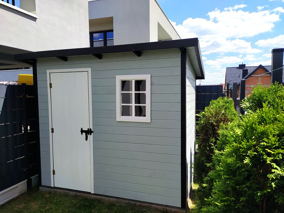 Domek narzędziowy, domek ogrodowy, szopka drewniana