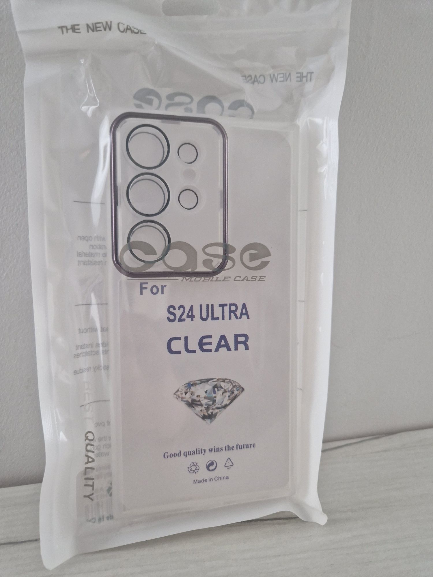 Protective Lens Case do Samsung Galaxy S24 Ultra biały clear