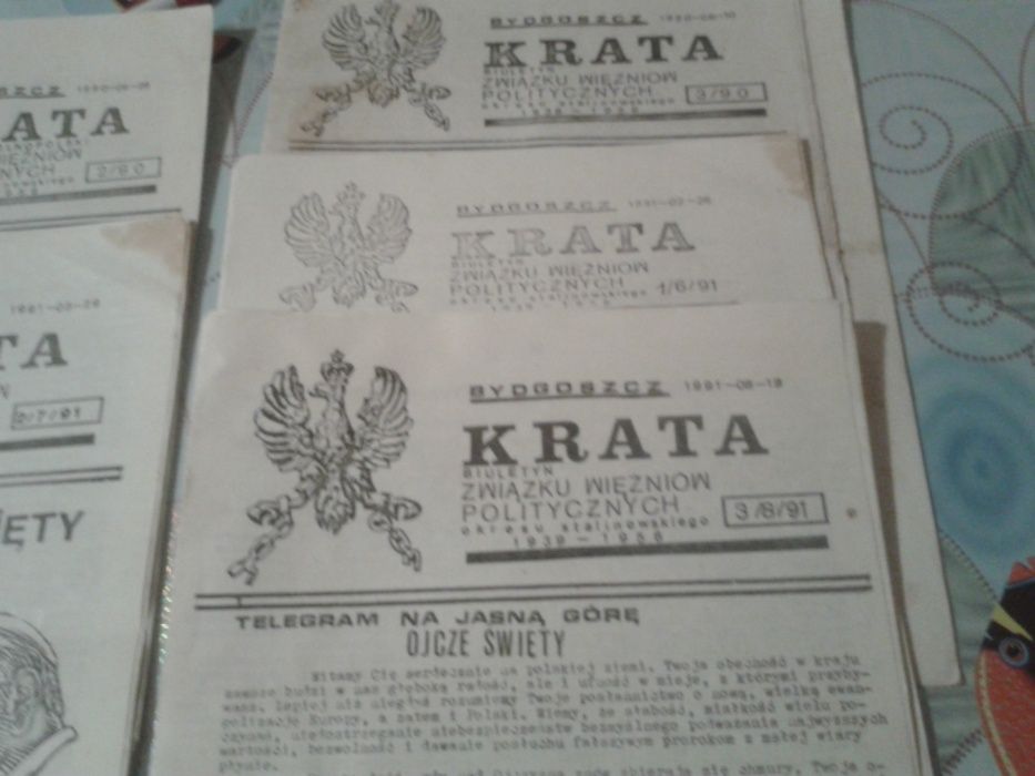 Stare broszury "Krata"