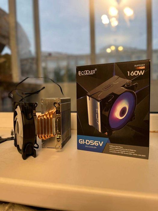 Кулер PcCooler GI-D56V Halo RGB