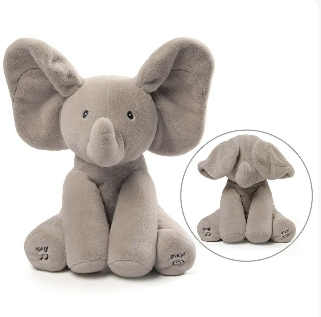 Слоник рухає вухами GUND Baby Flappy The Elephant