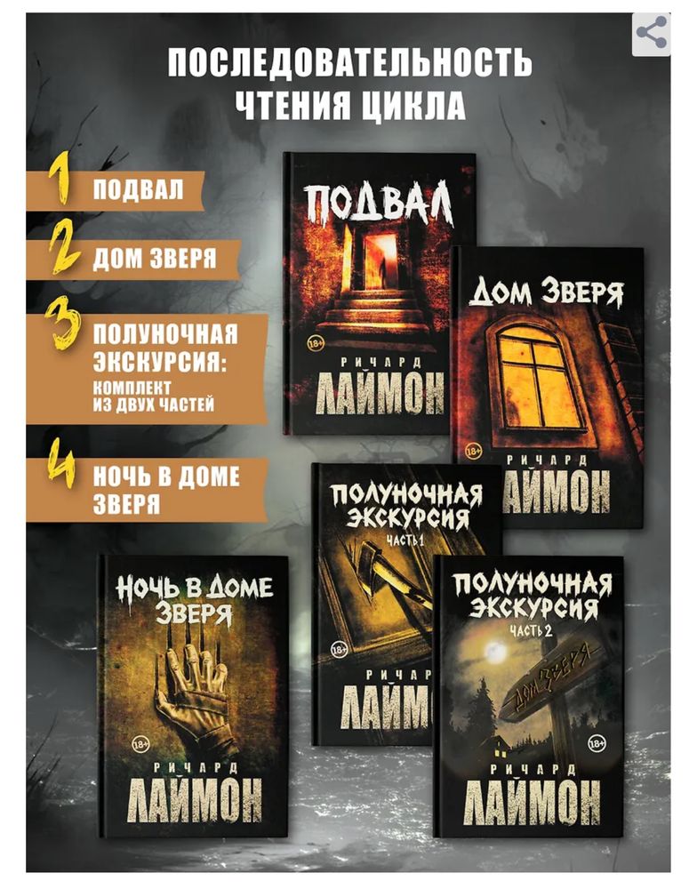 Ричард Лаймон «Дом Зверя». Ужасы, мистика, хоррор, триллер, драма
