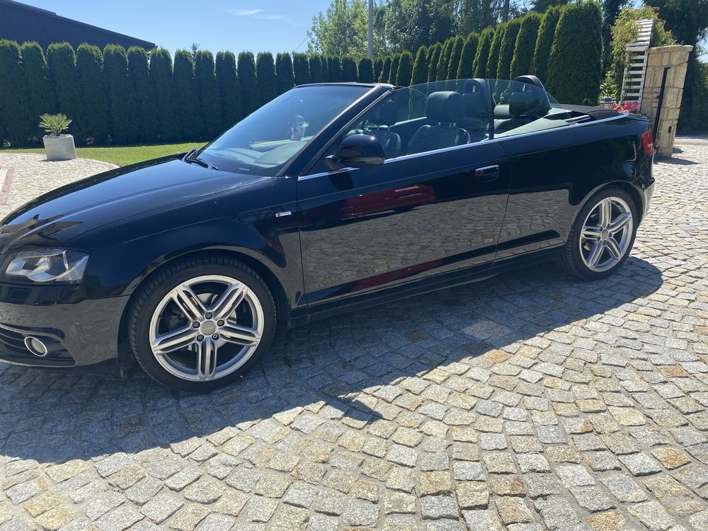 Audi A3 kabriolet 2.0 tdi s line !!!NOWE OPONY l !!