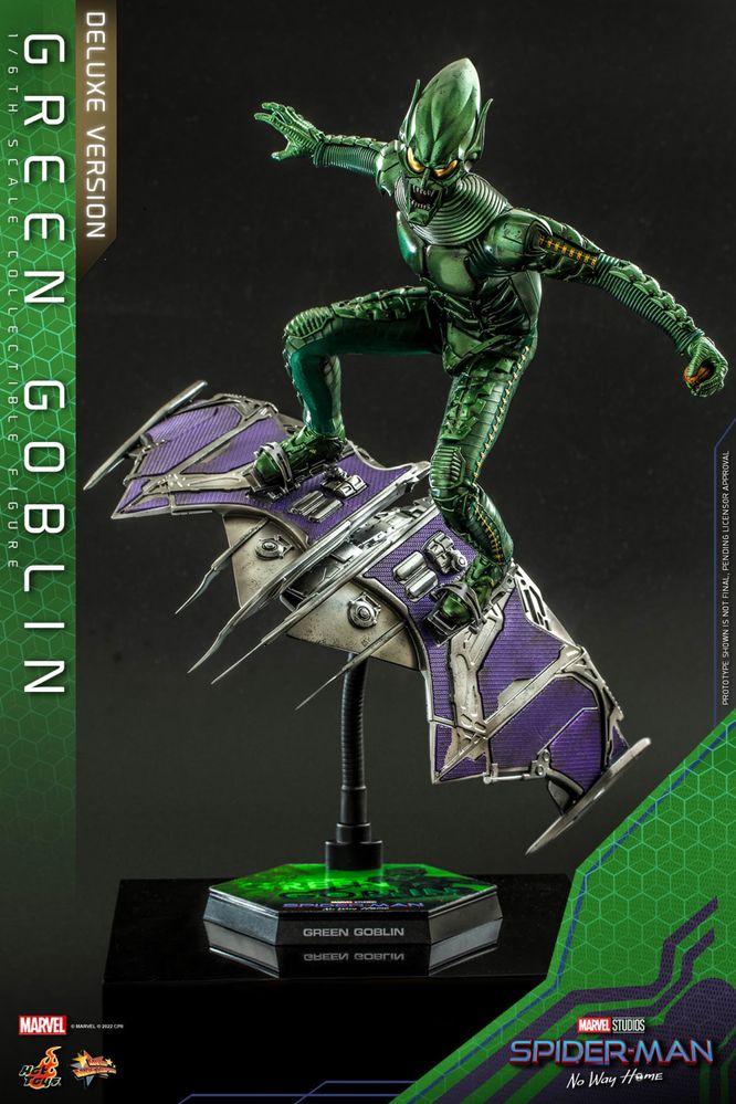Фигурка 1/6 hot toys mms 631 SPIDER-MAN : NO WAY HOME – GREEN GOBLIN