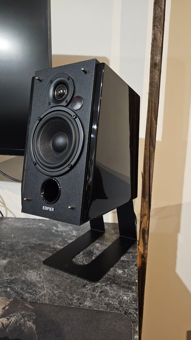 2x stojaki standy podstawki statywy aluminiowe pod głośniki kolumny