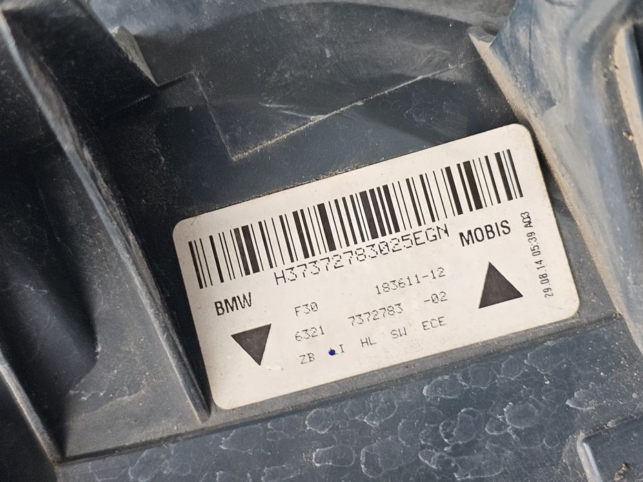Farolim Esquerdo Original para BMW Serie 3 F30 F80 Pre LCI