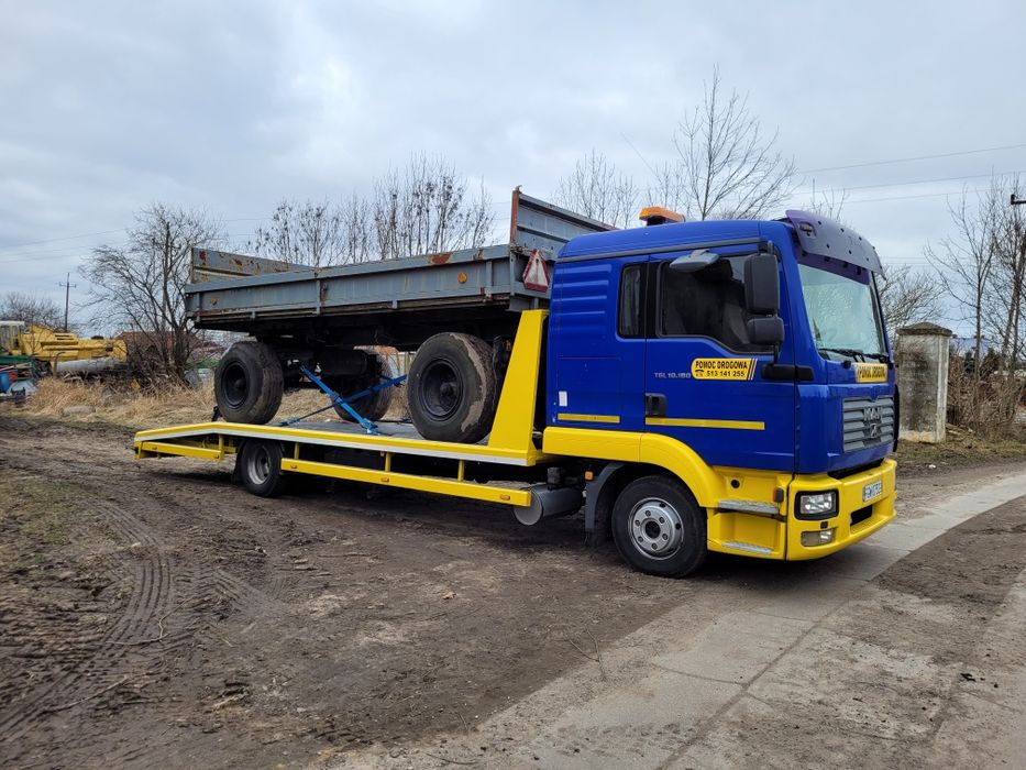 Transport Pomoc Drogowa Gorzow Laweta  Niskopodwozie Holowanie Wywrotk