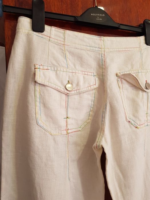 Продам лляні білі штани