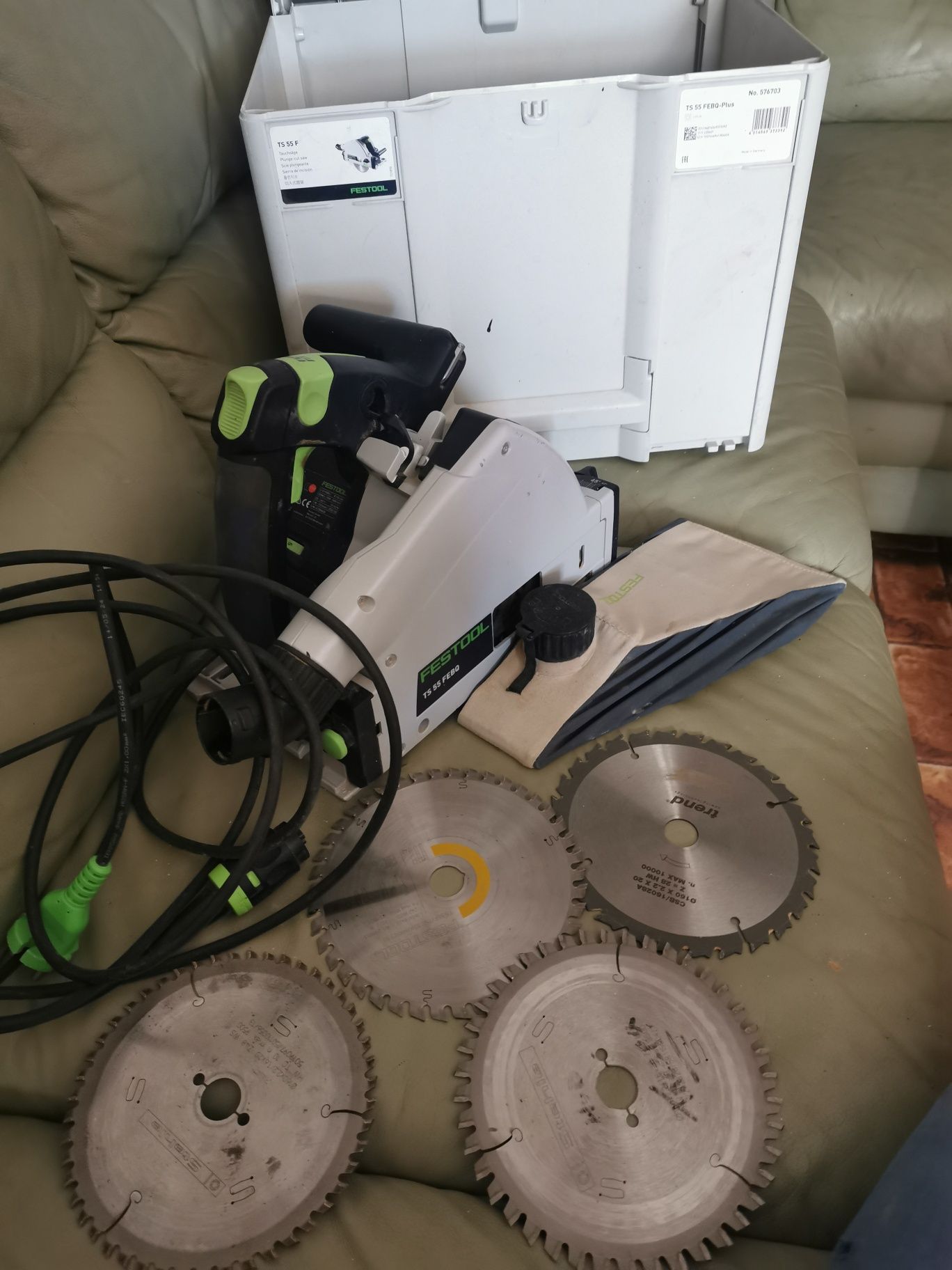 Pilarka Zagłebiarka  festool ts 55 f jak nowa