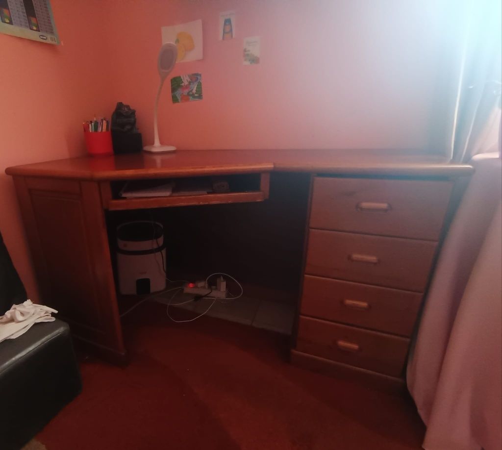 Mobílias de quarto para criança de madeira maciça