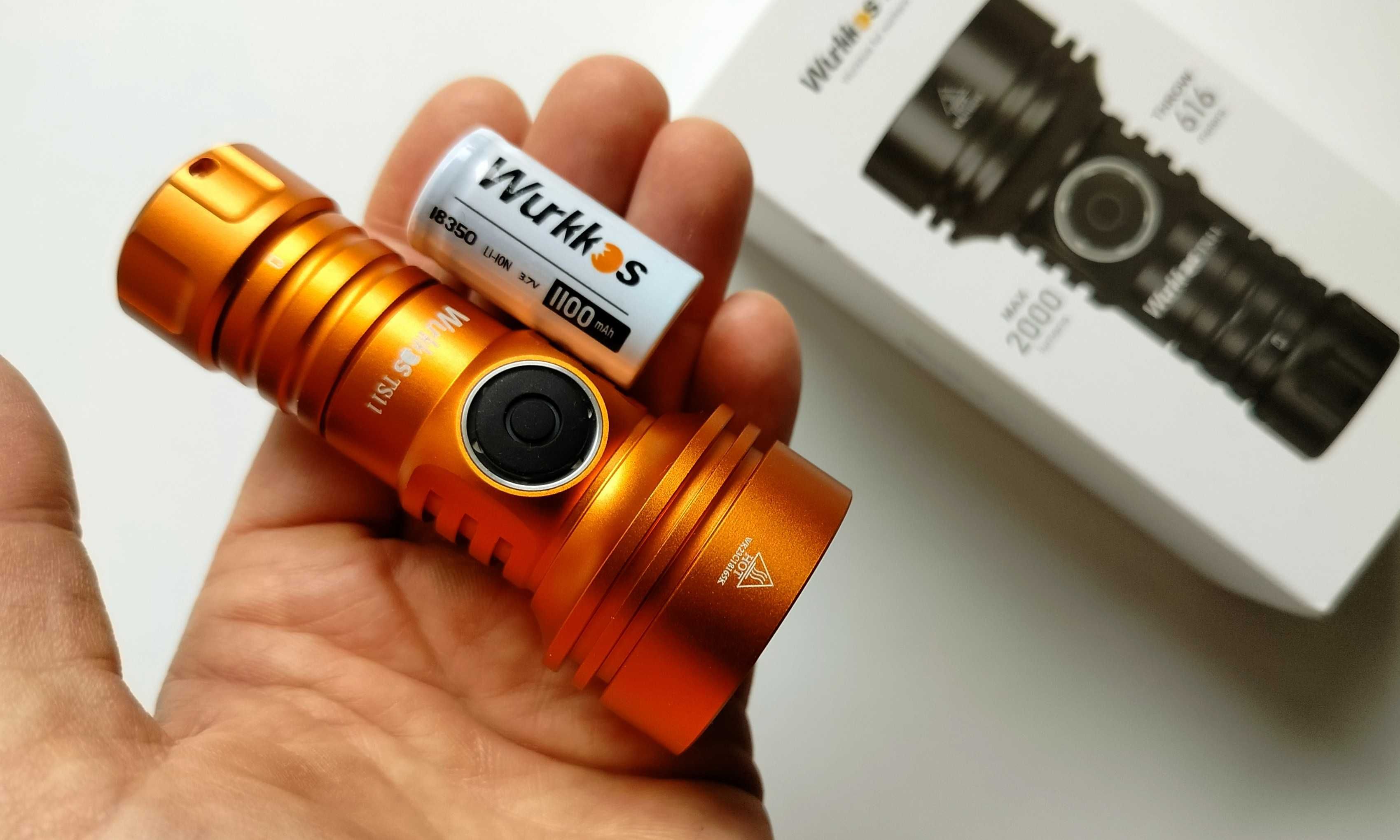 Latarka Wurkkos TS11 + ogniwo