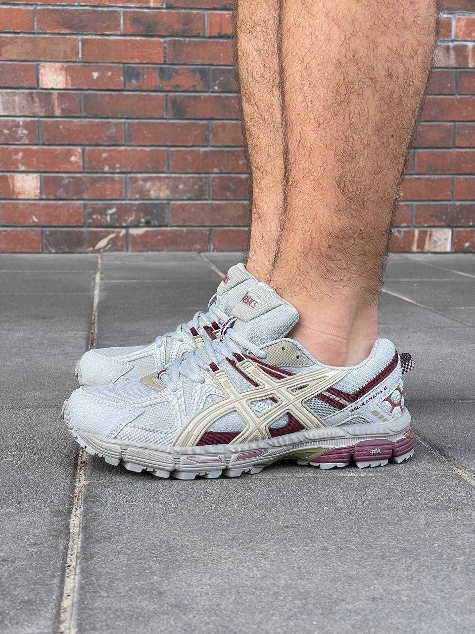 Жіночі кросівки Asics Gel-Kahana 8 Grey Burgundy (36-45)