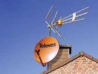 Montaż ustawianie anten satelitarnych, telewizji naziemnej- Ustawienie