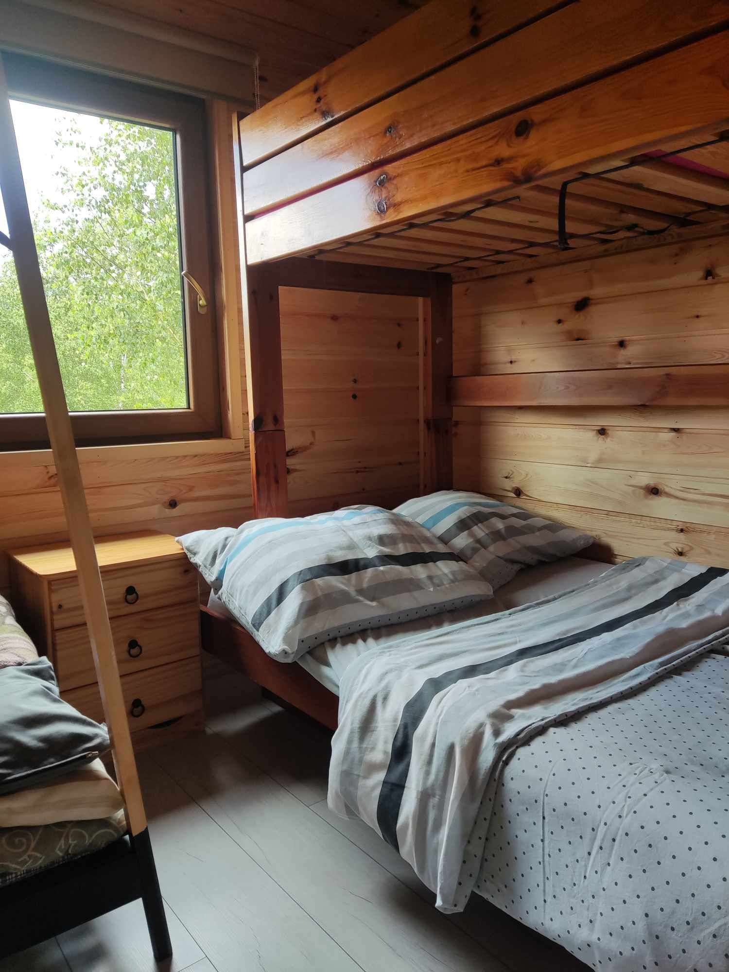 Kaszuby. Domek nad jeziorem Miłoszewskim