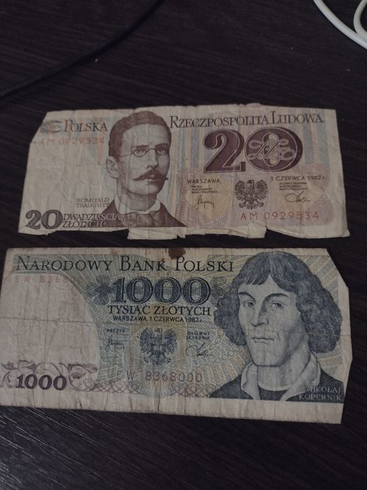 Banknoty stare Polskie