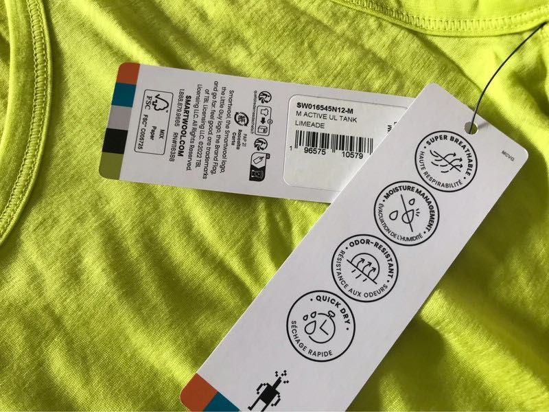 Smartwool Active UL Tank wełna merino wool