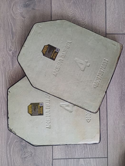 Бронепластини металеві полегшені 4+ клас захисту Арсенал Патріота