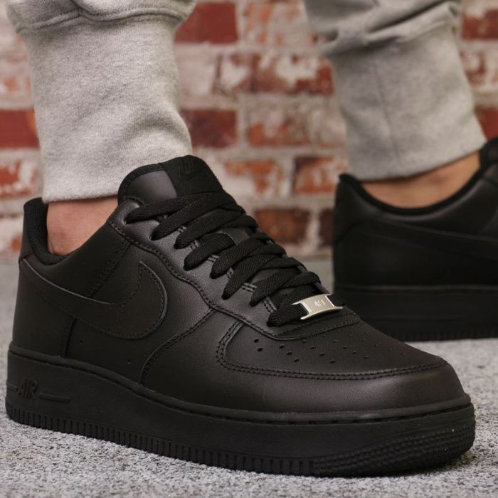 Nike Air Force 1. Rozmiar 45. Czarne. NAJTANIEJ