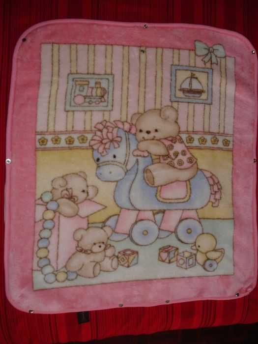 Manta Bella Rosa Bebé