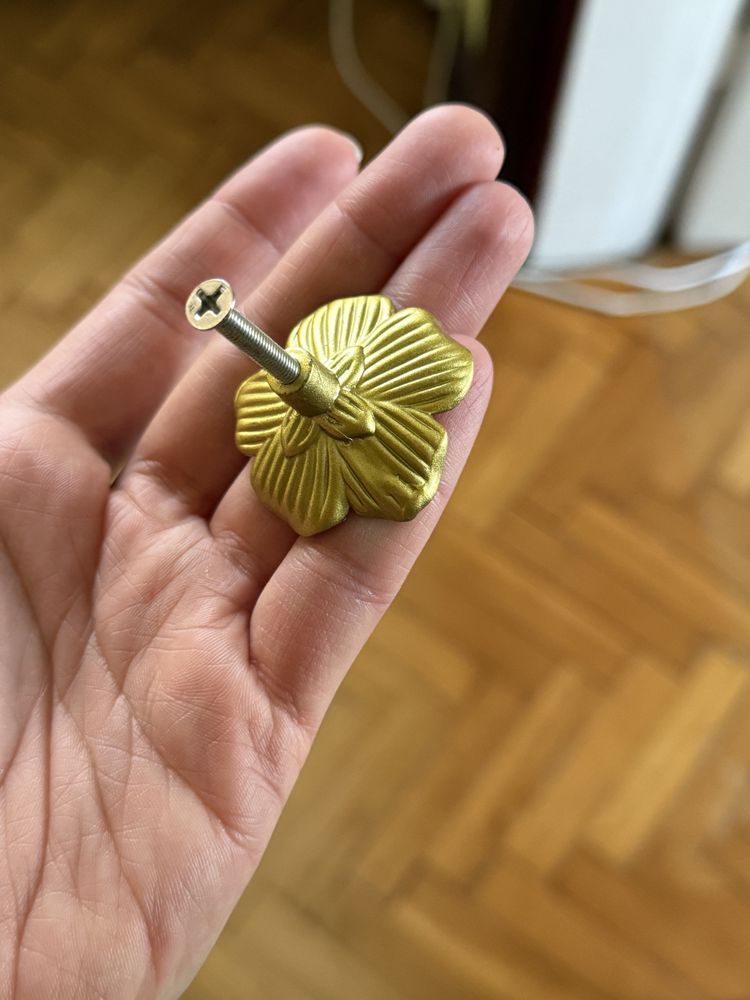 Uchwyt do mebli kuchnia meblowy do glam glamour złoty