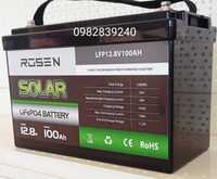 Акумуляторна літієва батарея Rosen Solar LiFePo4 12.8V 100AH