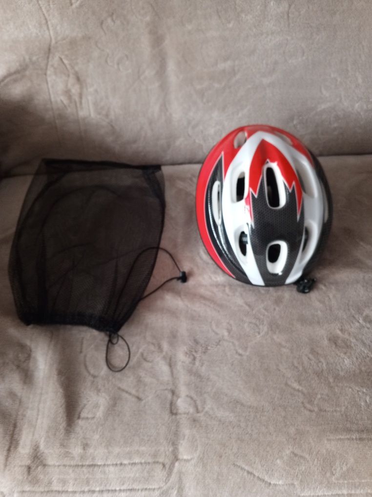 Kask Rowerowy NOWY Czerwony ( L )