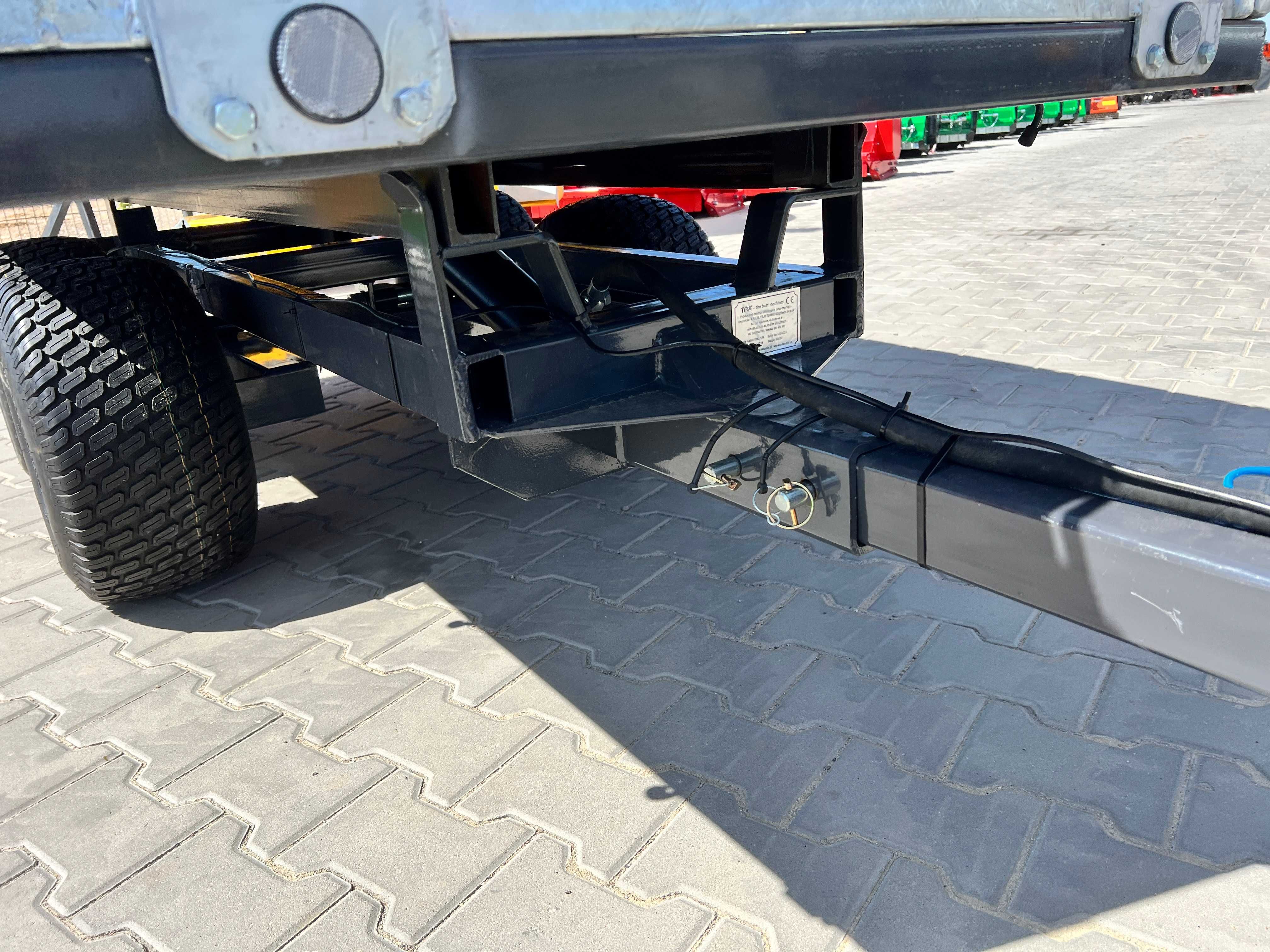 Przyczepka przyczepa 1.5 - 2T z Kiprem i oświetleniem TANdem -RATY--