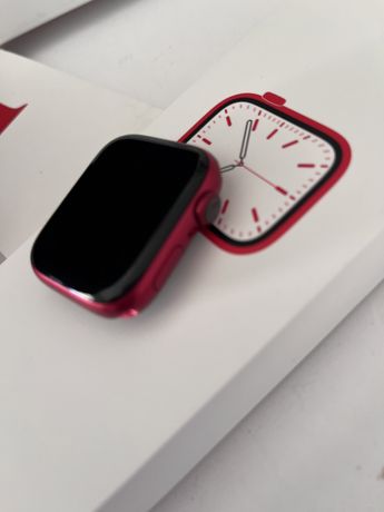 Troco/Vendo Apple Watch Series 7 45mm Red Aluminium