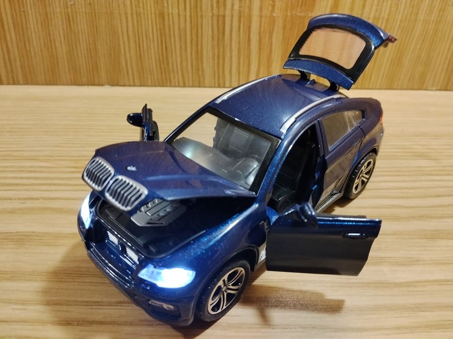 Модель bmw x6 1:32 Автопром металл свет звук инерция бмв беха