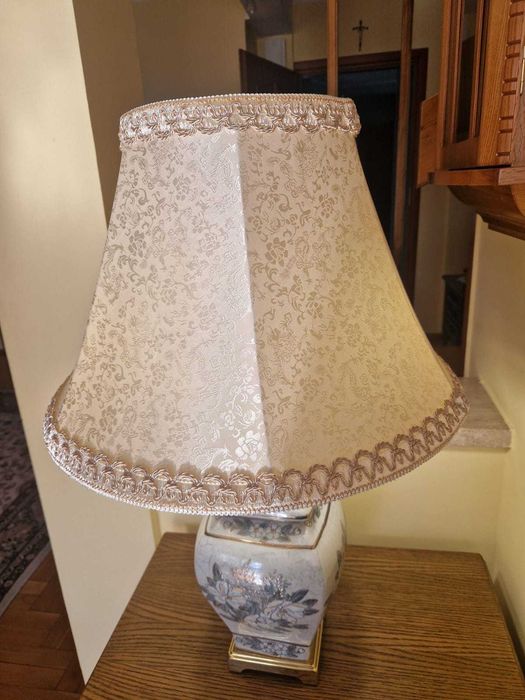 Lampa oriental Ginger Jar porcelana mosiądz