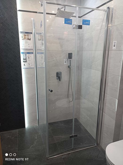 Kabina DEANTE KERRIA 90 x 90 chrom drzwi składane