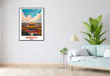 Plakat 75x100cm Forbidden City, Beijing