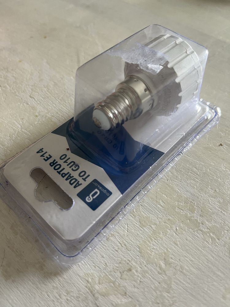 Adapter zarówka z e14 na gui10 przejsciowka