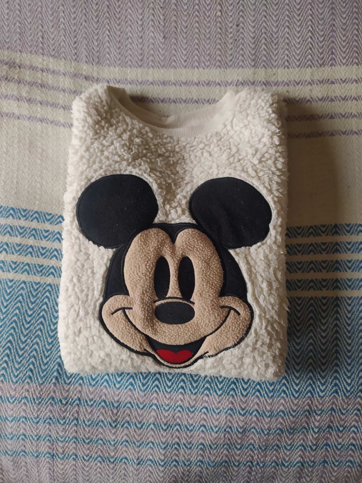 Тепла кофта меховушка верх Disney піжами 140-146