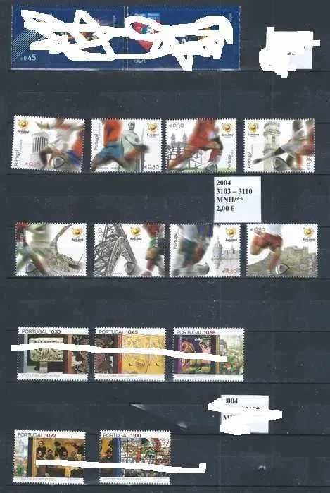 Selos Portugal 1977/2004 MNH/**