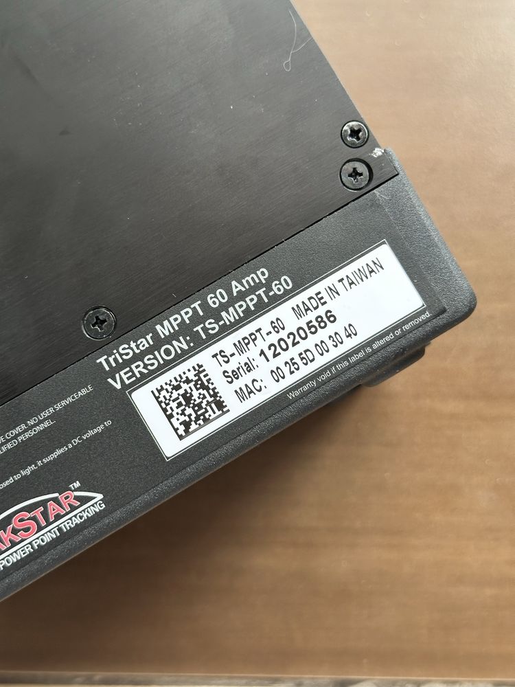 Контроллер заряда солнечных батарей Morningstar Tristar 60 Amp MPPT