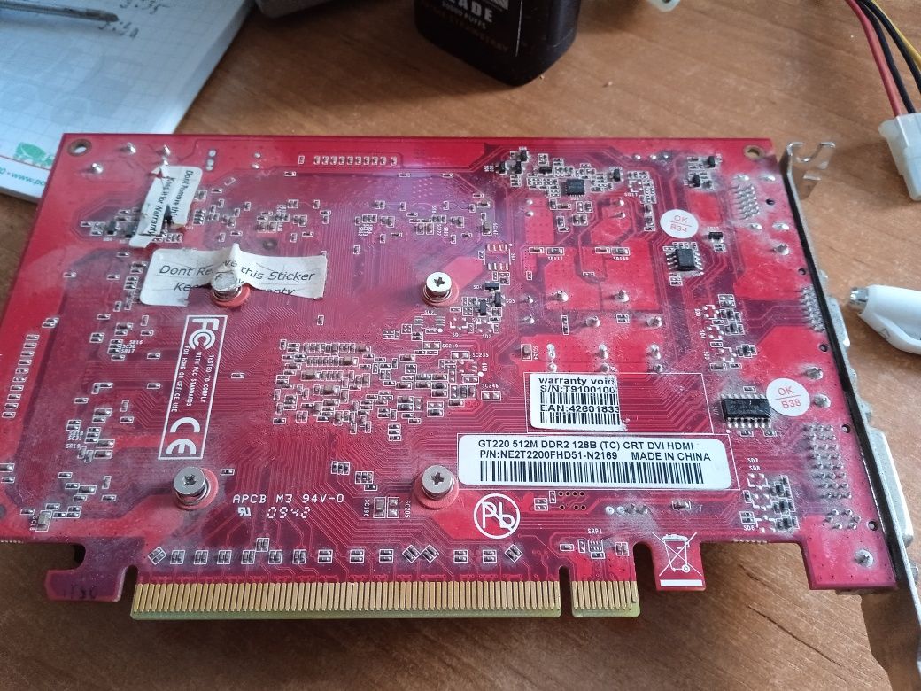 GeForce GT 220 512mb PCI express
